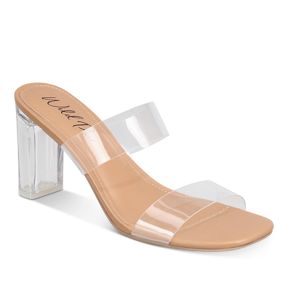 Clear Block heels New - Wild Pair